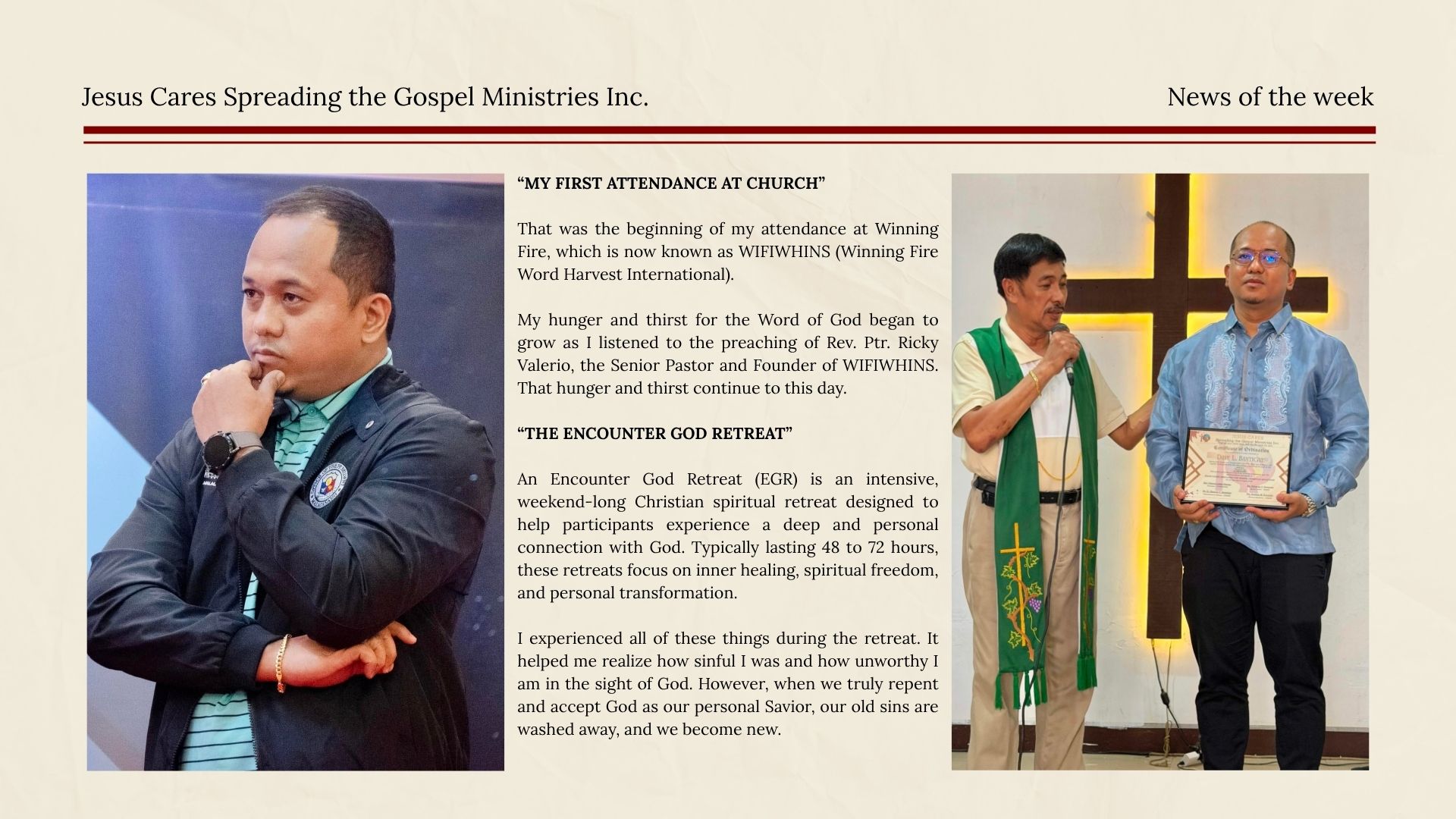 The Ordination of Ptr. Dave Bantigue